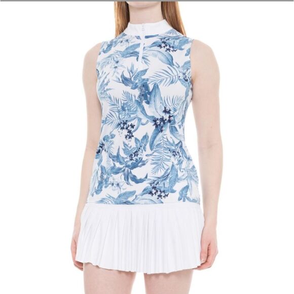 Tommy Bahama Tops - Tommy Bahama Golf Mini Collar Tank Top